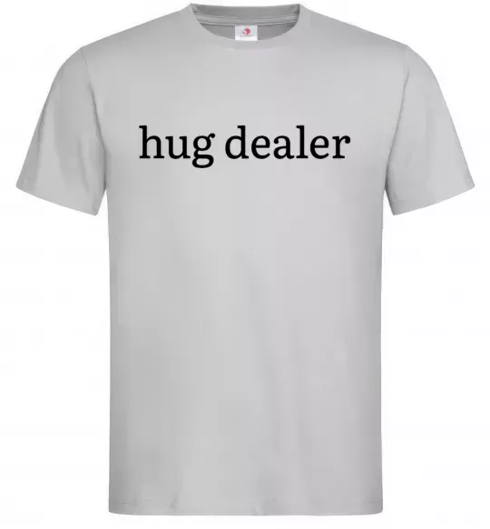 Мужская футболка Hug dealer Серый фото