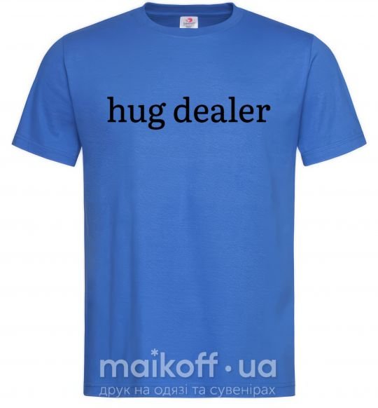 Мужская футболка Hug dealer Ярко-синий фото