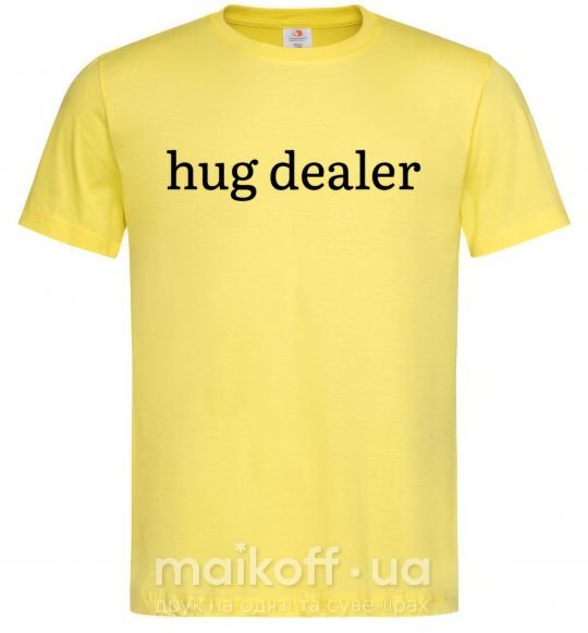 Мужская футболка Hug dealer Лимонный фото