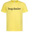 Мужская футболка Hug dealer Лимонный Мужская футболка Hug dealer Лимонный фото