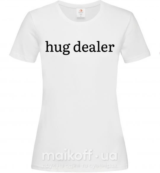 Жіноча футболка Hug dealer Білий фото