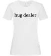 Жіноча футболка Hug dealer Білий Жіноча футболка Hug dealer Білий фото