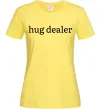 Жіноча футболка Hug dealer Лимонний Жіноча футболка Hug dealer Лимонний фото