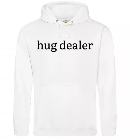 Мужская толстовка (худи) Hug dealer Белый фото