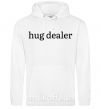 Чоловіча толстовка (худі) Hug dealer Білий фото