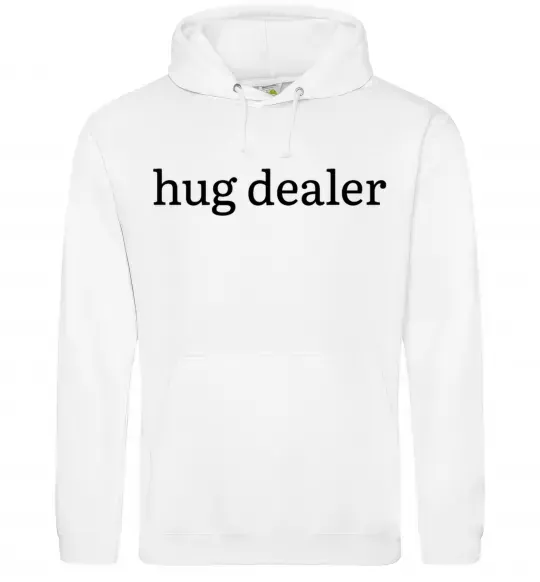 Женская толстовка (худи) Hug dealer Белый фото