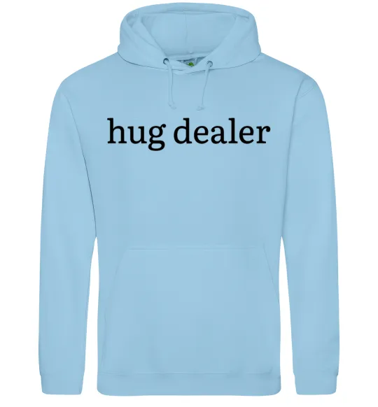 Женская толстовка (худи) Hug dealer Голубой фото