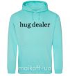 Женская толстовка (худи) Hug dealer Мятный фото