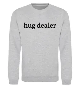 Світшот Hug dealer Сірий меланж фото