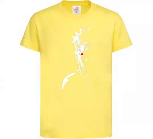 Дитяча футболка Наруто тінь Лимонний фото