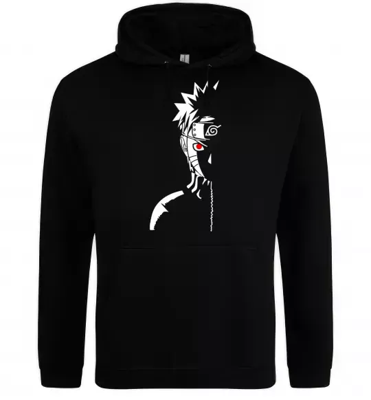 Женская толстовка (худи) Наруто тінь Черный фото