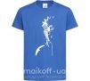 Детская футболка Наруто тень Ярко-синий фото