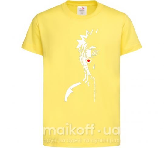 Дитяча футболка Наруто тень Лимонний фото