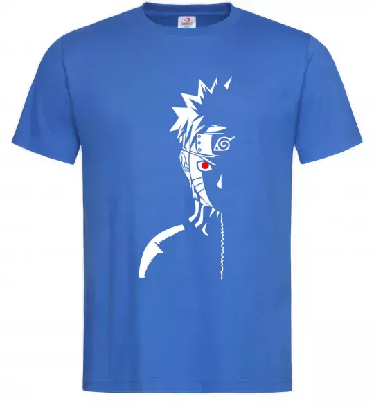 Чоловіча футболка Наруто тінь Яскраво-синій фото