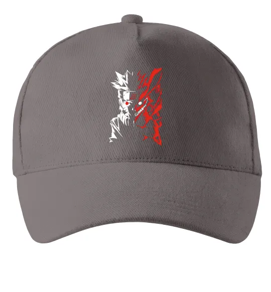 Кепка Naruto white red Серый фото