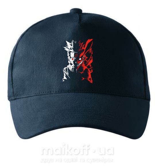 Кепка Naruto white red Темно-синій фото