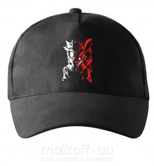 Кепка Naruto white red Чорний фото