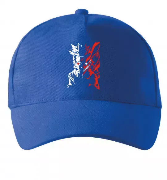 Кепка Naruto white red Яскраво-синій фото