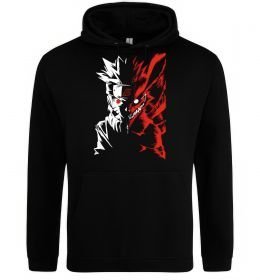 Женская толстовка (худи) Naruto white red