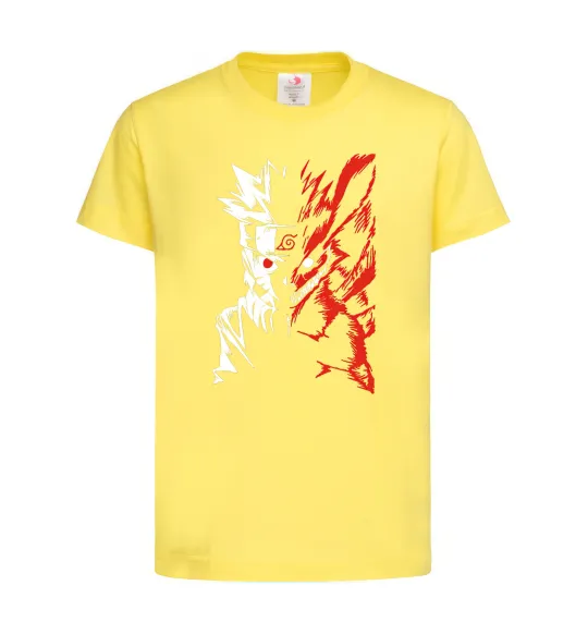 Детская футболка Naruto white red Лимонный фото