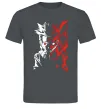 Чоловіча футболка Naruto white red Графіт Чоловіча футболка Naruto white red Графіт фото