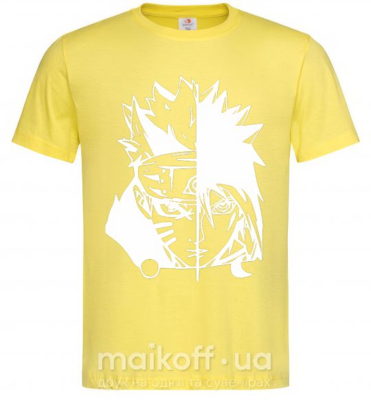 Чоловіча футболка Naruto white Лимонний фото