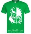 Мужская футболка Naruto white Зеленый фото