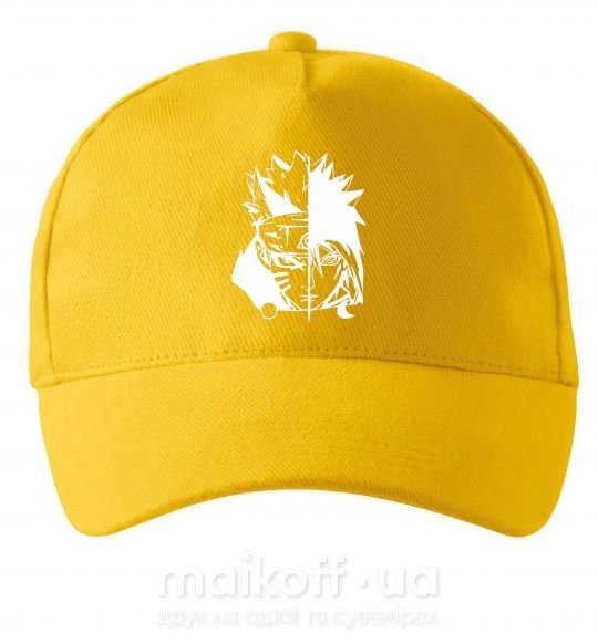 Кепка Naruto white Солнечно желтый фото