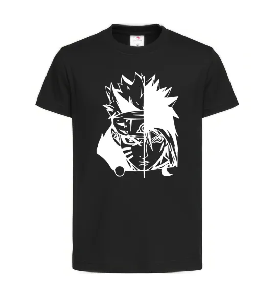 Дитяча футболка Naruto white Чорний фото