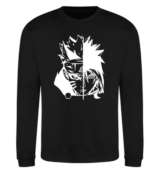 Свитшот Naruto white Черный фото