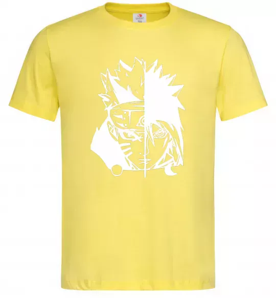 Чоловіча футболка Naruto white Лимонний фото