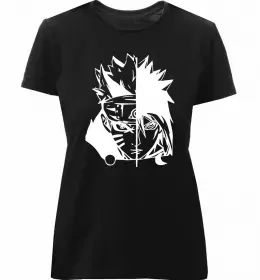 Жіноча преміум футболка Naruto Hinata Чорний фото