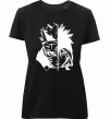 Жіноча преміум футболка Naruto white Чорний фото