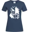 Жіноча футболка Naruto white Темно-синій Жіноча футболка Naruto white Темно-синій фото