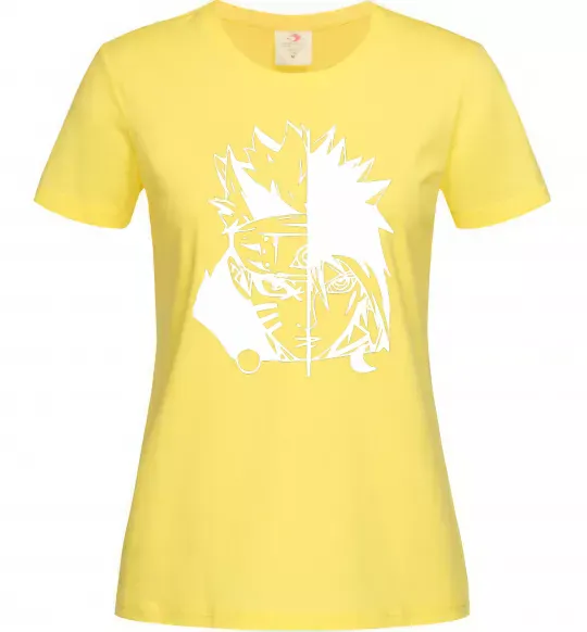 Жіноча футболка Naruto white Лимонний фото