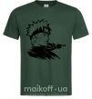 Чоловіча футболка Наруто Темно-зелений фото