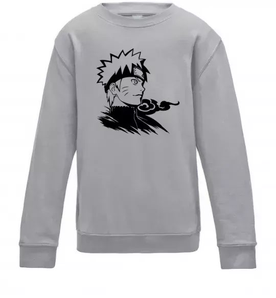 Дитячий світшот Наруто Сірий меланж фото