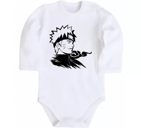 Детский боди Наруто Белый фото