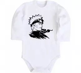 Дитячий бодік Аніме Наруто персонажі Білий фото