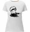 Жіноча преміум футболка Наруто Білий фото