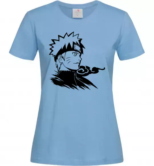 Жіноча футболка Наруто Блакитний фото