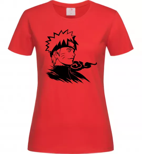 Жіноча футболка Наруто Червоний фото