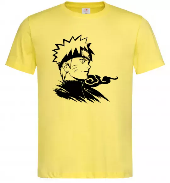 Чоловіча футболка Наруто Лимонний фото