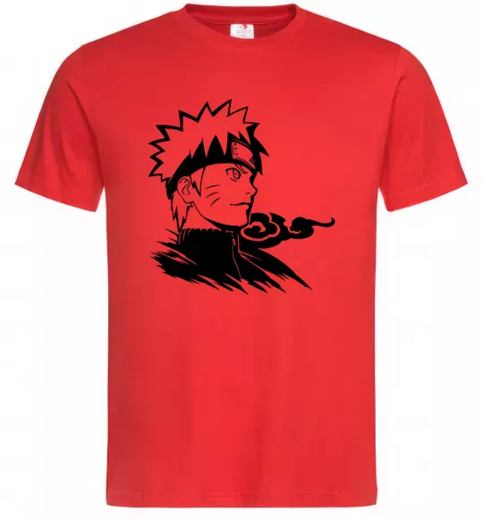 Чоловіча футболка Наруто Червоний фото