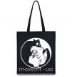 Эко-сумка Сейлор Мун с котиком Черный фото