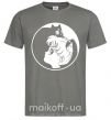 Мужская футболка Сейлор Мун с котиком Графит фото