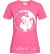 Жіноча футболка Сейлор Мун с котиком Яскраво-рожевий фото