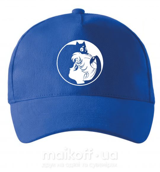 Кепка Сейлор Мун с котиком Яскраво-синій фото