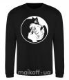 Світшот Сейлор Мун с котиком Чорний фото