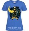 Женская футболка Sailor Moon splash Ярко-синий фото